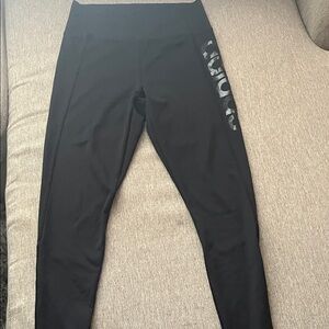 adidas Women Black Leggings with Logo
